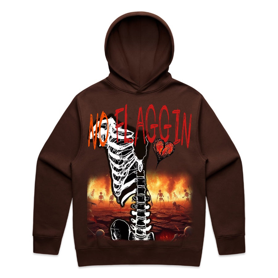 “NO FLAGGIN” - Relax Hoodie