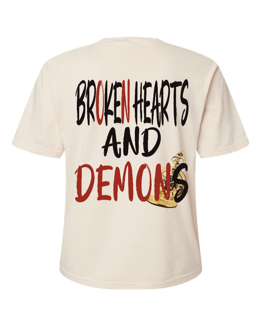 ”ON DEMON TIME” - Women's Heavyweight Boxy T
