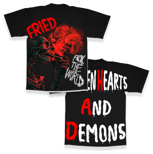 "FRIED" - OVERSIZED BOX TEE 7.5 OZ