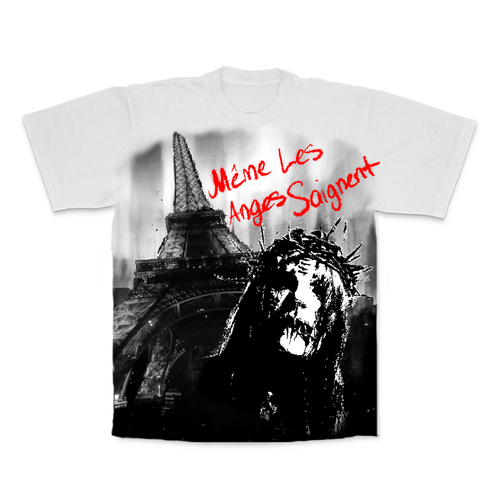 "PARIS N ANGELS" - OVERSIZED BOX TEE 7.5 OZ