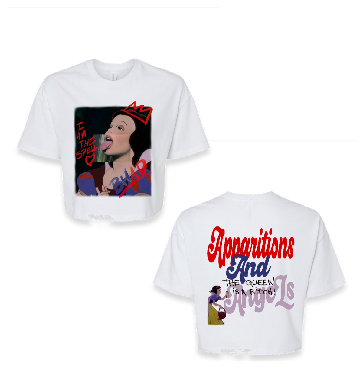 "I AM THE SPELL" Women's Crop Tee